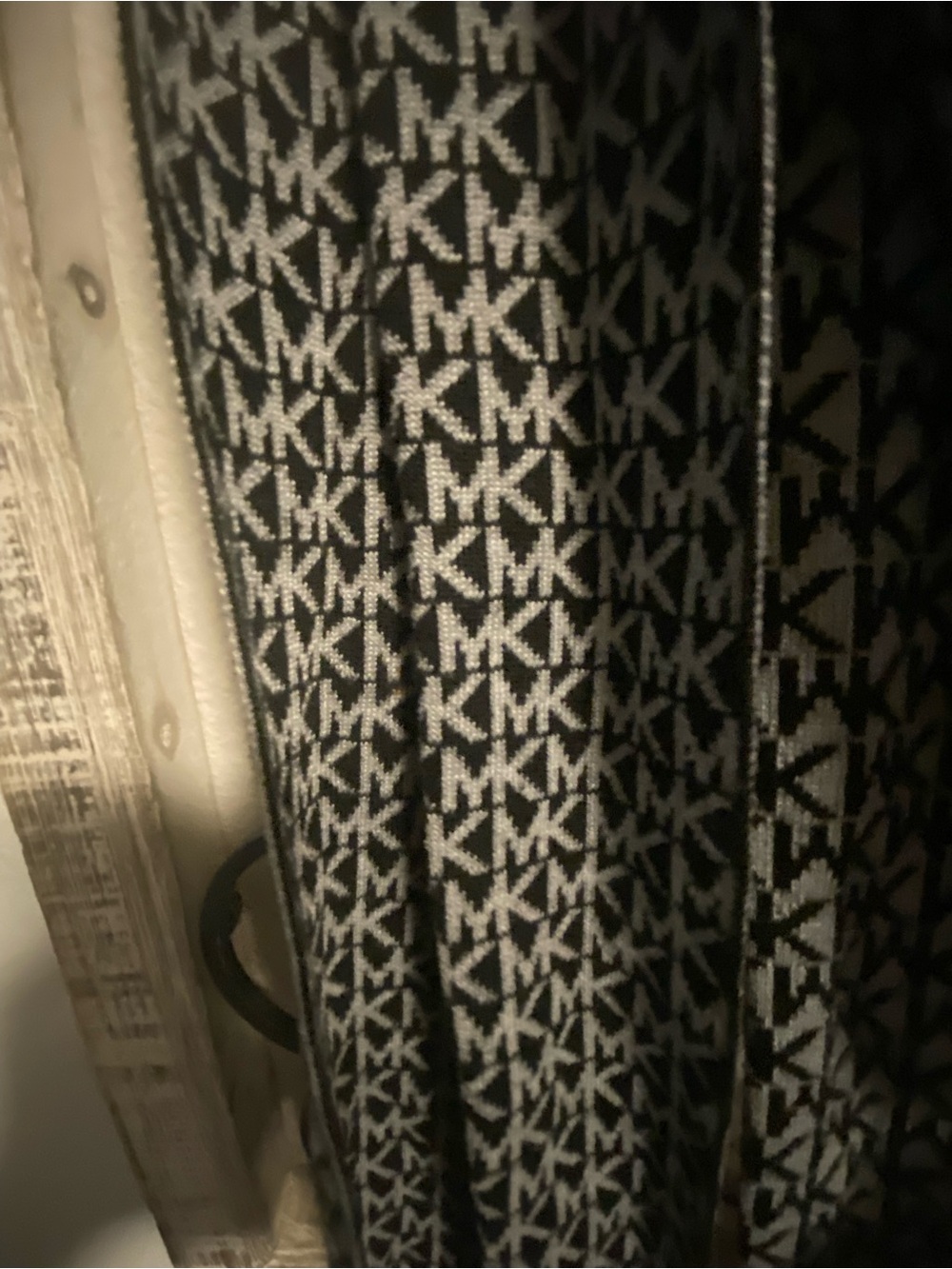 Michael Kors Scarf with Red trimming on the bottom